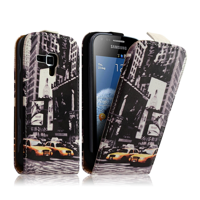 Housse Coque Etui pour Samsung Galaxy S Duos S7562 motif LM06