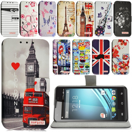 Housse Coque Etui Universel XL avec Motif  Meizu MX4 Pro