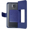 Housse Coque Etui S-view Universel XL Couleur Bleu