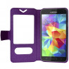 Housse Coque Etui S-view Universel XL Couleur Violet 