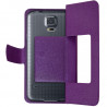 Housse Coque Etui S-view Universel XL Couleur Violet 