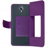 Housse Coque Etui S-view Universel XL Couleur Violet 