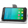 Etui Fonction Support 360° Universel S Blanc pour Alcatel One Touch Idol Mini