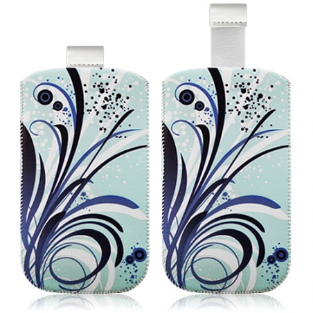 Housse Etui Pochette Universel S avec Motif HF06 pour Alcatel Idol S