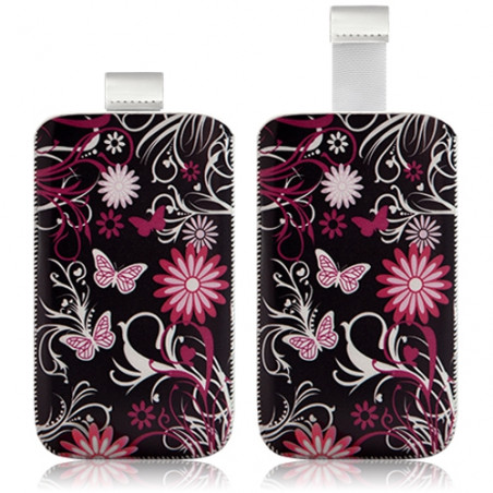 Housse Etui Pochette Universel XS avec Motif HF01 pour Alcatel One Touch Star