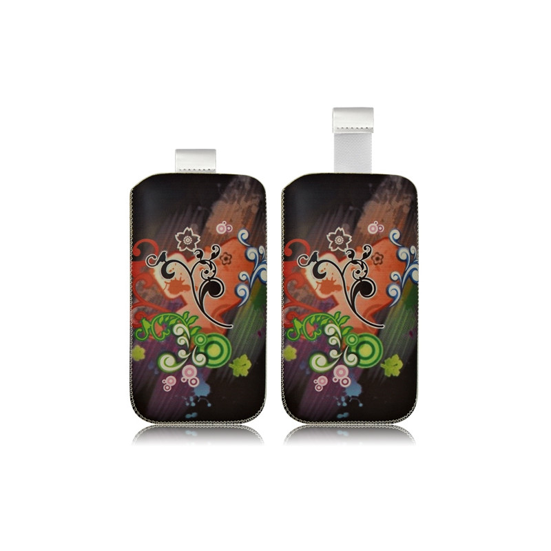 Housse Etui Pochette Universel XS avec Motif HF01 pour Alcatel One Touch Star