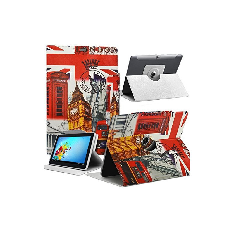 Housse Etui Motif ZA03 Universel M pour Tablette Archos 80c Xenon