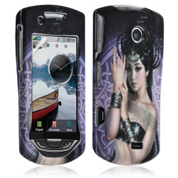 Housse coque rigide complète pour samsung Player Star 2 S5620 avec motif + Film protecteur