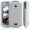 Silicone pour samsung S5620 Player Star 2 diamant couleur blanc + film protection ecran