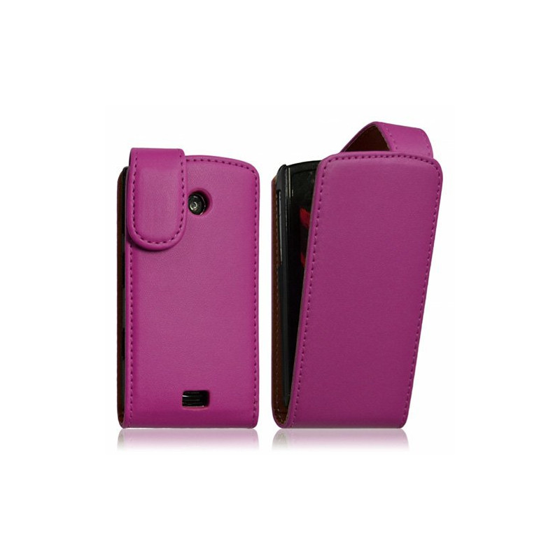 Housse coque étui pour Samsung Player Star 2 S5620 couleur rose fushia