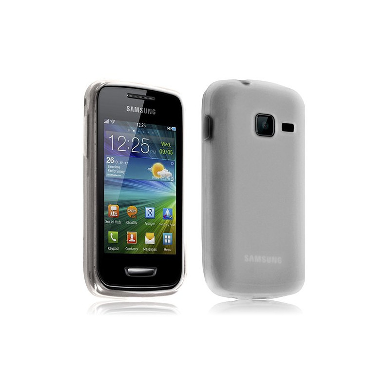 Housse coque Gel pour Samsung Wave Y S5380 blanc