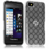 Housse Coque Style Cercle pour Blackberry Z10 Couleur Gris Translucide
