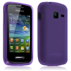 Housse coque Gel pour Samsung Wave Y S5380 violet