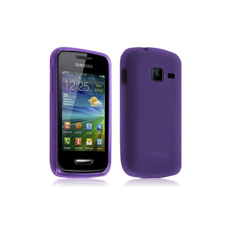 Housse coque Gel pour Samsung Wave Y S5380 violet