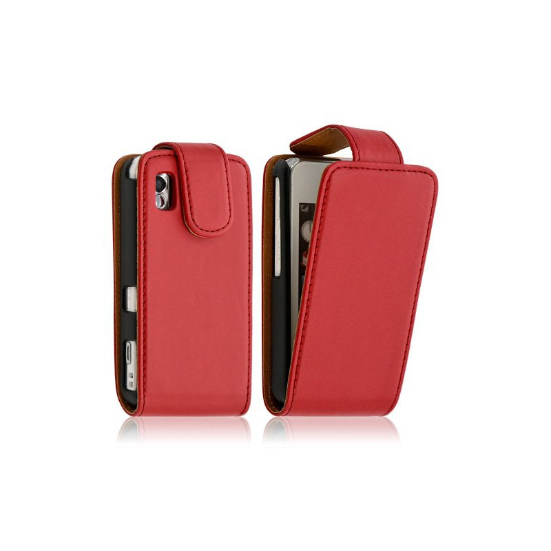 Housse coque etui pour Samsung Player One S5230 couleur rouge