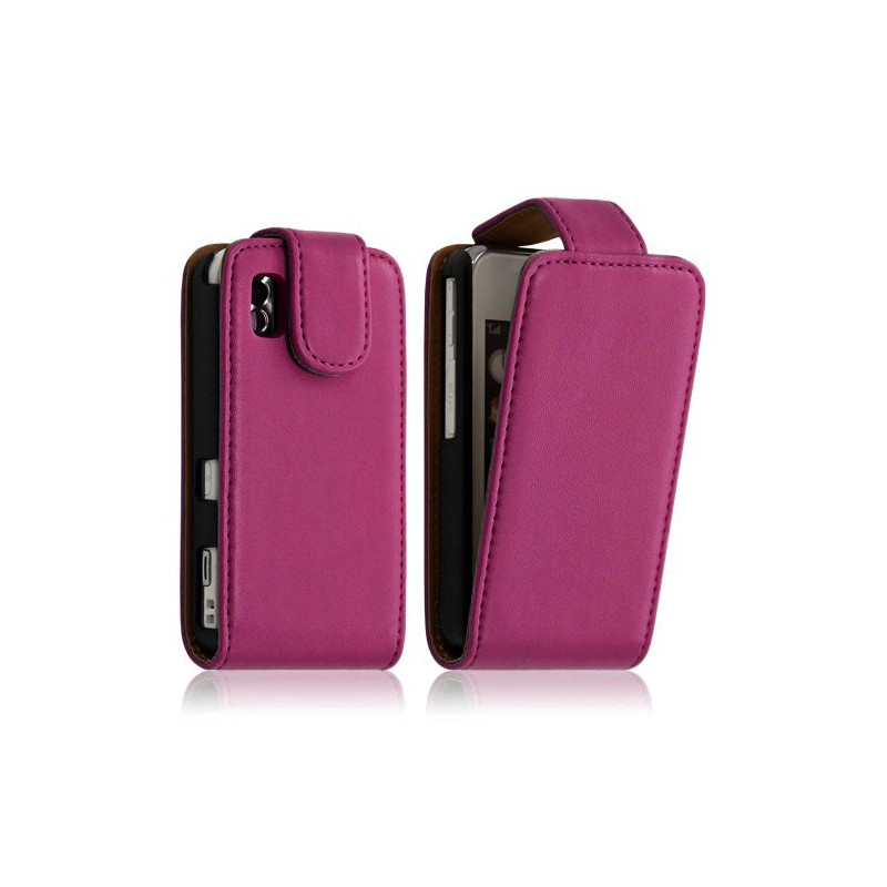 Housse coque etui pour Samsung Player One S5230 couleur rose fushia