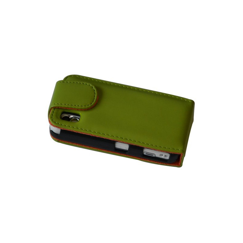 housse coque étui vert pour Samsung Player One s5230 + film écran