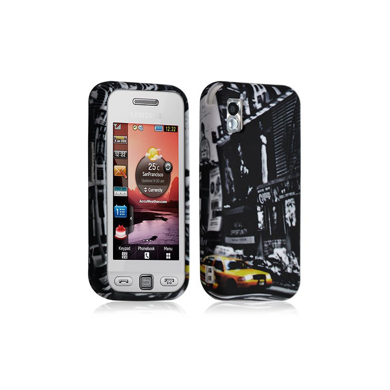 Housse étui coque gel pour Samsung Player One S5230 avec motif LM06