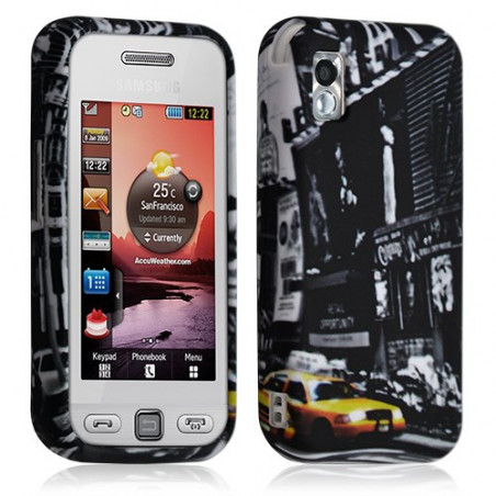 Housse étui coque gel pour Samsung Player One S5230 avec motif LM06