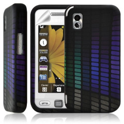 Housse coque étui en gel pour Samsung Player One S5230 avec motif + FHF20