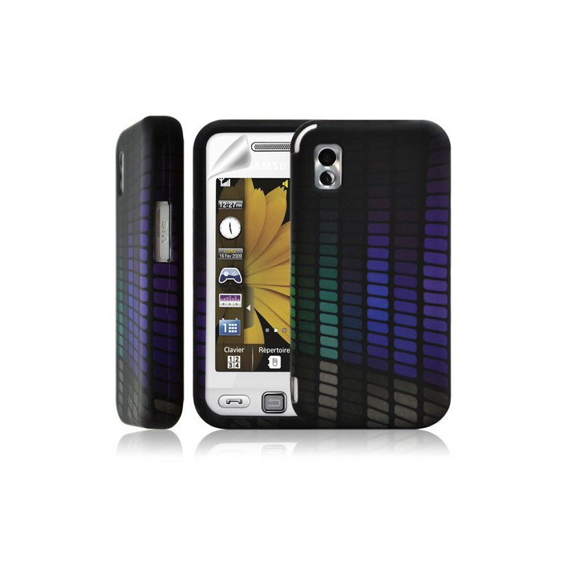 Housse coque étui en gel pour Samsung Player One S5230 avec motif + FHF20