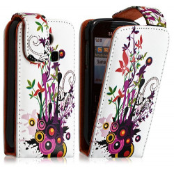 Housse coque étui pour Samsung Chat 335 S3350 avec motifs HF12