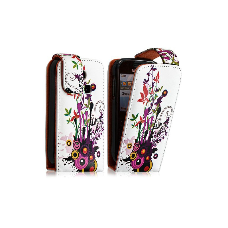 Housse coque étui pour Samsung Chat 335 S3350 avec motifs HF12