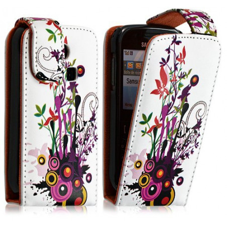 Housse coque étui pour Samsung Chat 335 S3350 avec motifs HF12