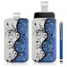 Housse coque étui pochette pour Apple Iphone 3G/3GS avec motif + Stylet luxe