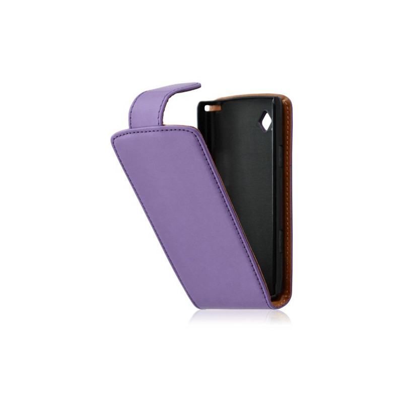 Housse coque étui pour Samsung Wave 2 S8530 antidérapant violet + Film protecteur