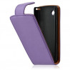 Housse coque étui pour Samsung Wave 2 S8530 antidérapant violet + Film protecteur