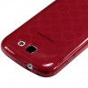 Housse Coque Style Cercle pour Samsung Galaxy Express Couleur Rouge Translucide