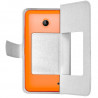 Housse Coque Etui S-view Universel M Couleur Blanc pour Nokia Lumia 635