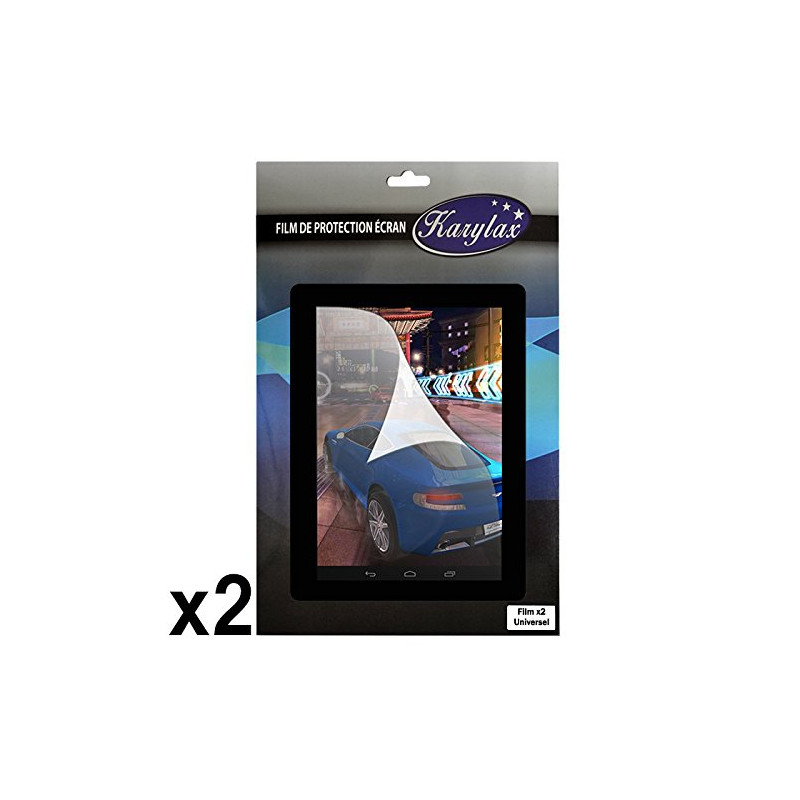 Pack x 2 Films de Protection d'Ecran Universel S pour Tablette Acer Giordano B1-A71