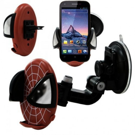 Support auto rouge pour Archos : 50 Diamond, Diamond S, Diamond Plus, 50d Helium 4G, 50e Helium, 50 Helium +