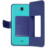 Housse Coque Etui S-view Universel XL Couleur Bleu pour Wiko Slide