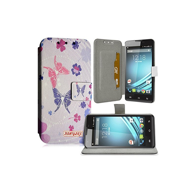 Housse Coque Etui Universel M avec Motif HF06 pour Doogee Leo DG280