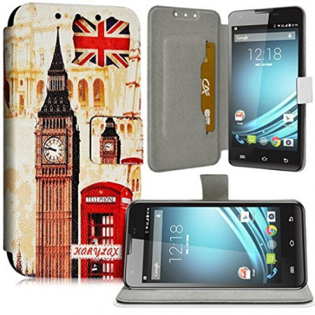 Housse Coque Etui Universel L avec Motif ZA12 pour Doogee DG300