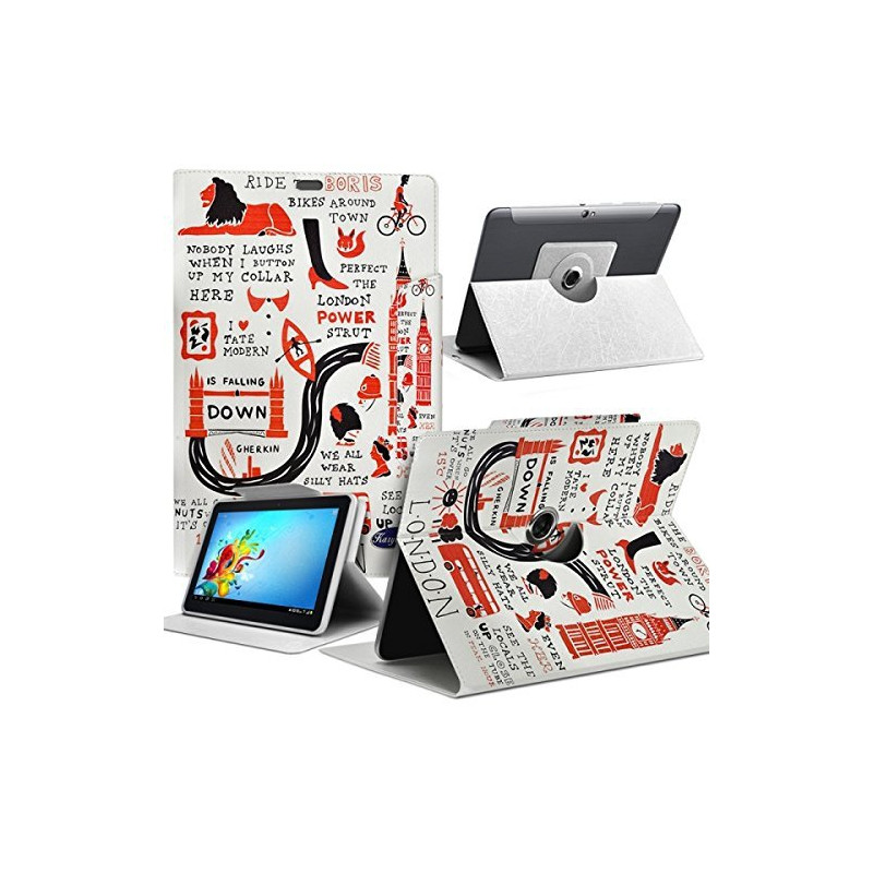 Housse Etui Motif MV02 Universel S pour Tablette Lenovo IdeaTab 2 A5-10 7"