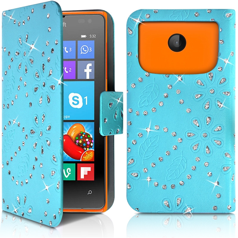 Housse Coque Etui Portefeuille Universel Style Diamant pour Archos 50 Helium 4G Couleur Noir