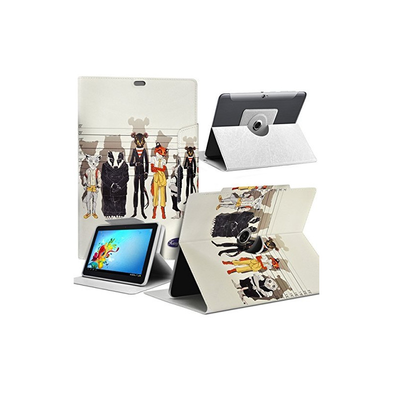 Housse Etui Motif MV04 Universel S pour Tablette Polaroid Infinite+ 7"