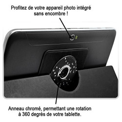 Housse Etui Diamant Universel M couleur Noir pour Tablette MPMAN MPQC780 7,85"
