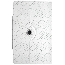 Housse Etui Diamant Universel M couleur Blanc pour Tablette Archos Diamond 7,9"