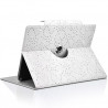 Housse Etui Diamant Universel M couleur Blanc pour Tablette Lenovo Tab A8-50 8"