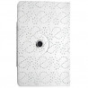 Housse Etui Diamant Universel S couleur Blanc pour Tablette Polaroid Executive+ 7"