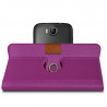 Housse Coque Etui Fonction Support 360 degrés Universel S couleur Violet pour Wiko Cink Peax 2