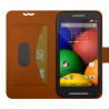 Housse Coque Etui Fonction Support 360 degrés Universel S couleur Rose Fushia pour Motorola Moto E
