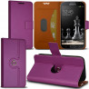 Housse Etui Fonction Support 360 degrés Universel M couleur Violet pour Samsung Galaxy S4
