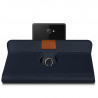 Housse Etui Fonction Support 360 degrés Universel M couleur Bleu pour Sony Xperia M2
