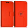 Housse Etui Fonction Support 360 degrés Universel M couleur Orange pour Sony Xperia M2